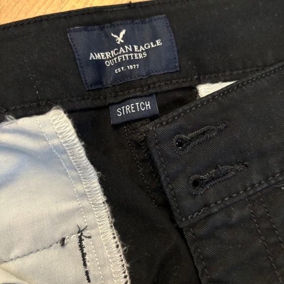 2 for $20 NWOT AEO Black Artist Jeans with Wide Flare - Picture 4 of 5